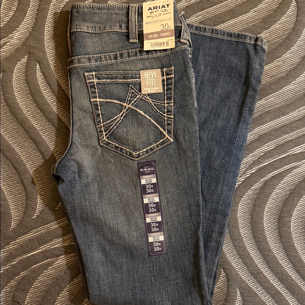 Ariat Women's High Rise Dark Blue Jeans